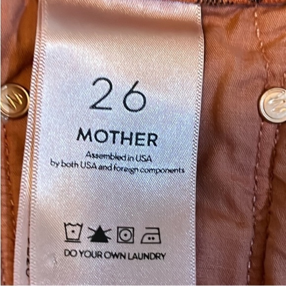 MOTHER High Waisted Looker Ankle Fray Animal Attraction Red Leopard Size 26 NWOT - Picture 8 of 11